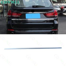 Fit For BMW X5 F15 2014-2018 Silver Steel Rear Tailgate Trunk Lid Strip Trim 1X