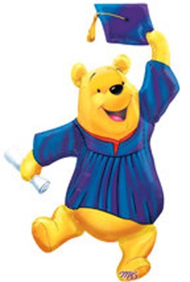 winnie the pooh graduation bear