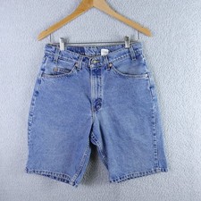 Vintage Levis 550 Relaxed Fit Denim Shorts Mens 32 Medium Wash Made in USA