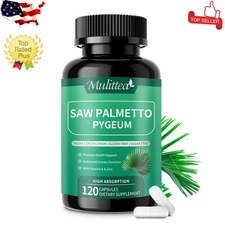 240 Pills Saw Palmetto Capsules Reduce Frequent Urination, Stamina Supplement
