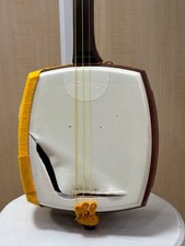 Shamisen Japanese Musical Instrument Stringed Red Wood Rosewood Material