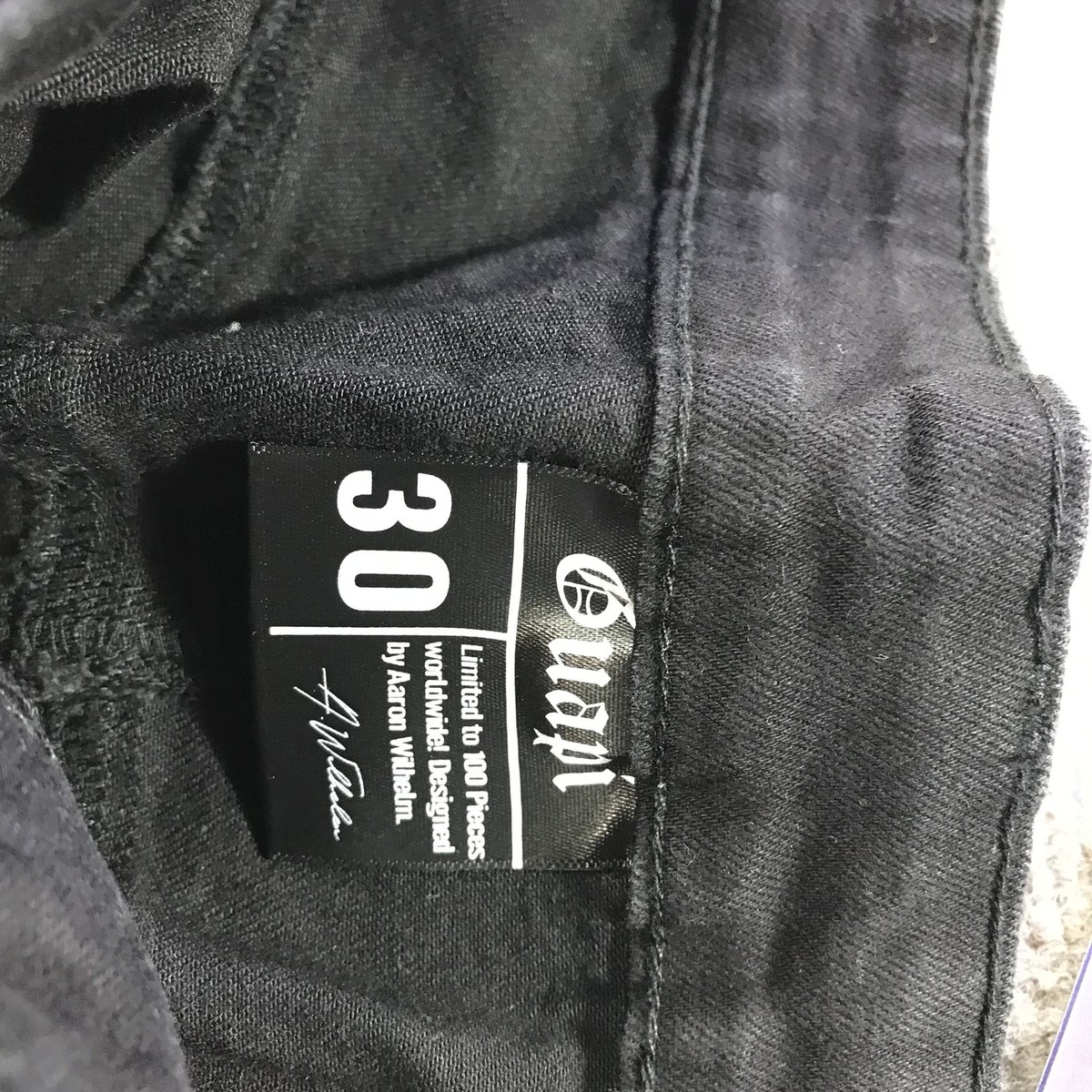 Guapi Blood Diamond Jeans Mens 30 Black Distressed Flare Limited