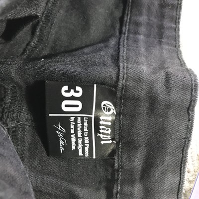 Guapi Blood Diamond Jeans Mens 30 Black Distressed Flare Limited