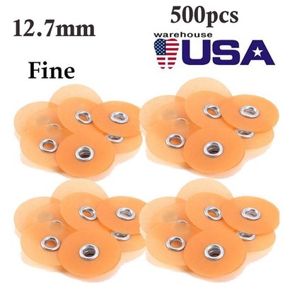 Dental SOFLEX Fine Composite Finishing Polishing Discs 12.7mm 500PCS