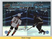 2024 Upper Deck Series 1 Gaming PVP Blue Mason McTavish Clayton Keller READ 0b3