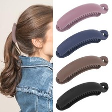 Banana Clip 4PCS Matte Banana Hair Clips Strong Hold Hair Clips for Women