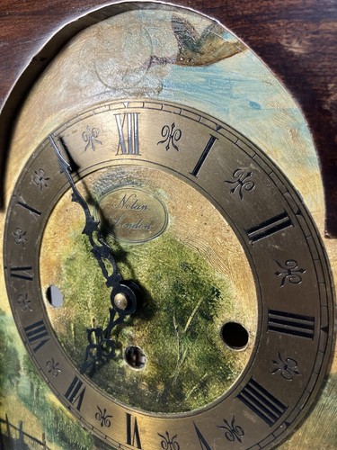 Vintage Nolan London Mantel Clock Erhard Jauch Germany Hand painted 1960/70s - Picture 22 of 23