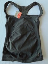 NWT Free People FP Movement Ribbed Racerback Active Tank XS S Gray Seamless