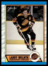 1989 O-Pee-Chee Hockey Larry Melnyk 288 Vancouver Canucks