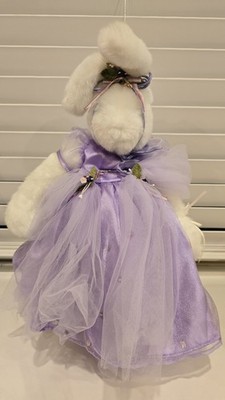 Bunnies By The Bay -PIXIE PRIMROSE- Purple Dress Bunny Retired 1999 Tags Sue
