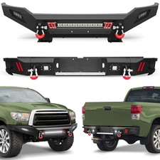 For 2007-2013 Toyota Tundra Steel Front Or Rear Bumper W Sensor Holes Lights For 2007-2013 Toyota Tundra Steel Front Or Rear Bumper W Sensor Holes Lights
