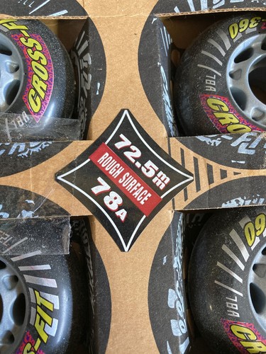 Hyper X-360 Cross Fit Inline Skate Wheels - Rough Surface (Street) - 72.5mm 78a - Picture 3 of 7