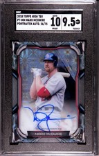 2018 Topps High Tek Mark McGwire Portraitek /75 SGC 9.5 w/10 AUTO
