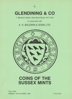 Short Cross Pennies - Aethelred to John (Glendining Auctions Catalogue 1985)