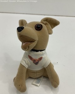 Taco Bell Chihuahua Plush Toy Brown Dog Wearing White