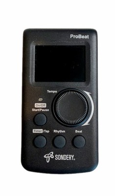 Sondery ProBeat Digital Metronome | Tap Tempo LCD | Rhythm Trainer Guitar Piano