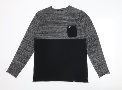 Herren UK Größe XL Enos&Co. Schwarzer Pullover Pulli