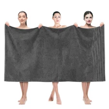 American Soft Linen Jumbo Large Bath Towels, 100% Turkish Cotton Sheet 35 in 70