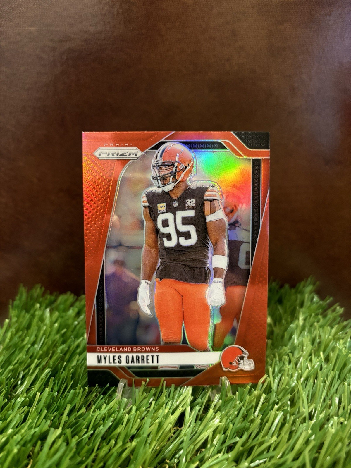 2024 Panini Prizm Myles Garrett #69 Red Prizm Cleveland Browns RARE (SSP)