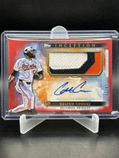 2024 Topps Inception Colton Cowser #APC-CC /25 (AU MEM RC) RPA Clean 3 Color SSP