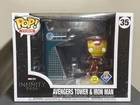 Funko Pop! Vinyl: Marvel - Avengers Tower & Iron Man GLOW GITD - PX Previews #35