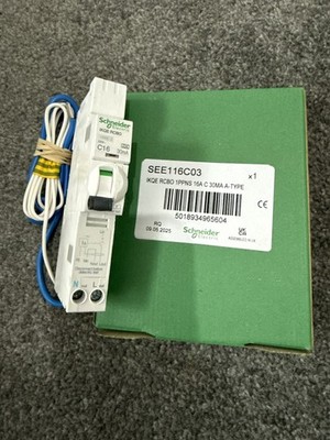 Schneider IKQE RCBO 16A C 30mA A-Type SEE116C03