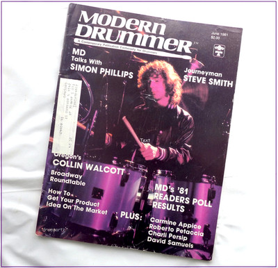 MODERN DRUMMER - June 1981 - SIMON PHILLIPS
