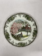 Johnson Bros Brothers The Friendly Village Stone Wall 7" Salad Plate England