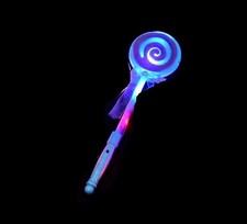 Light Up Flashing Wand for Kids Christmas Glow Stick Party LED Colorful Lollipop