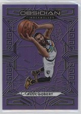 2022-23 Panini Obsidian Electric Etch Purple Flood 9/49 Rudy Gobert #62 12ty