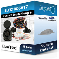 für Subaru Outback 10.1998-08.2003 Towtec E-Satz 13Polig Universell NEU
