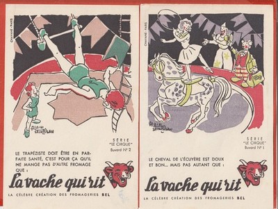 10 LÖFFEL - LA VACHE QUI RIT - KOMPLETTE SERIE - LE CIRQUE - ALAIN SAINT OGAN