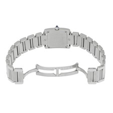 CARTIER Tank Française Sm W51008Q3 Silver Ladies Used Watch #331410 4