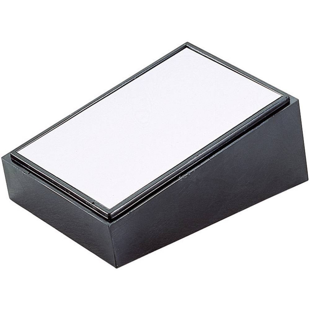 Boîtier pupitre TEKO 104.9 noir et argent en plastique et aluminium 213 mm