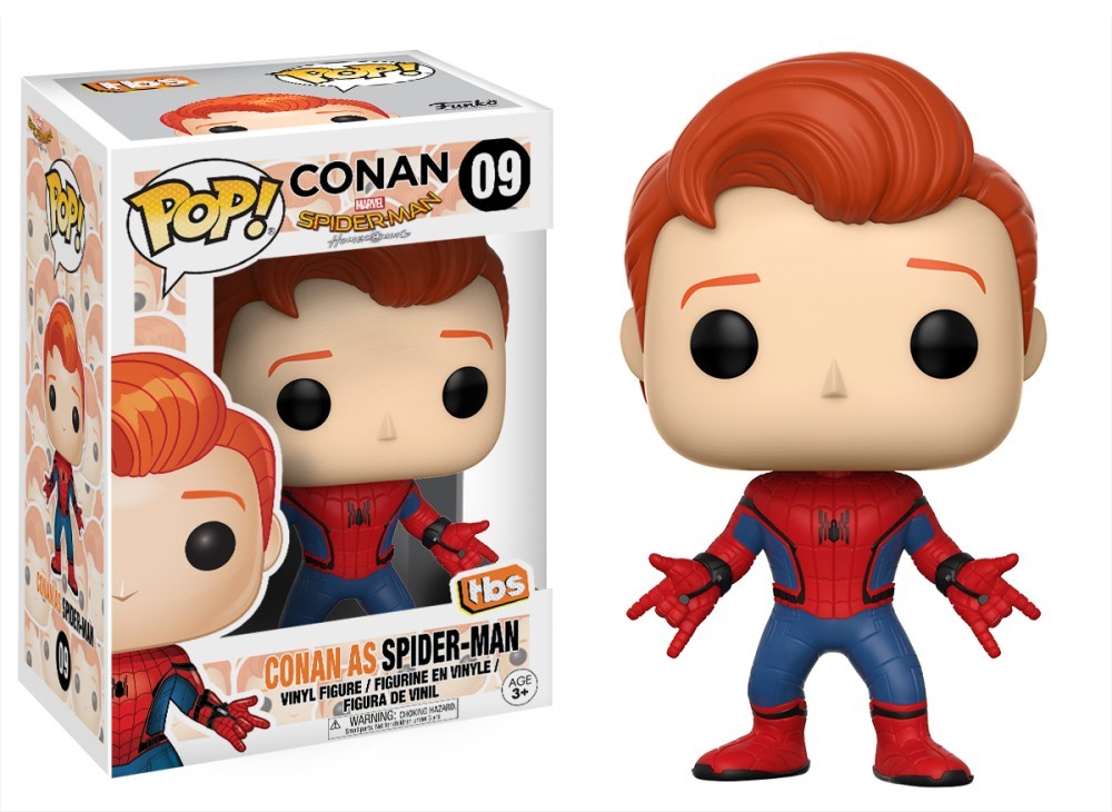 Funko Pop! Celebrities Conan O'Brien As Spider-Man #9 Vinyl Figure