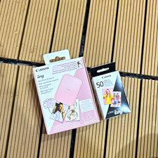 Canon IVY Mini Photo Printer II Blush Pink Portable Bluetooth ZINK 2x3 50
