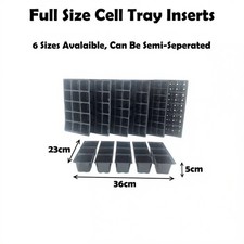 Seed Tray Cell Inserts For Full Size Gravel Trays Propagator Plug Bedding Packs