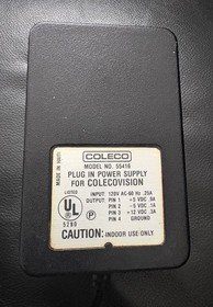 Coleco 55416 Plug in Power Supply for ColecoVision Rare Made In Haiti