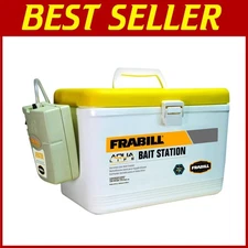 Frabill 8-Quart Bait Box for Saltwater & Freshwater