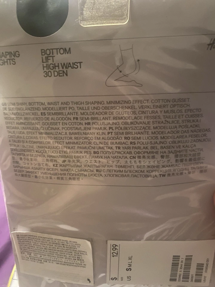 Medias moldeadoras H&M cintura alta 30 denier talla: pequeñas Foto 4 de 4