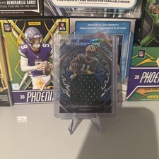 2023 Obsidian Football Jayden Reed #UM-JRE Unbreakable Patch 1/25