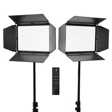 Lume Cube Studio Panel LED 2-Light Kit with Barndoors and Stand
