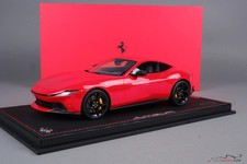Ferrari Amalfi 2025 red, rosso corsa, with showcase, 1:18 BBR, P18272A1