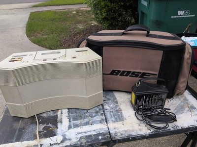Bose Acoustic Wave Music System Cs-2010 White AM/FM Cassette