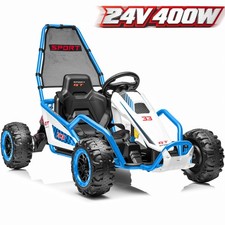 24V Kids Off-Road Go Kart Ride On Toy with Remote 4x200W Motor 4-Wheeler Toys