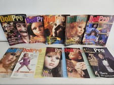 Doll Pro Magazine Bulk Art Lot Craft Fashion Baby Doll Making Crafting Collector