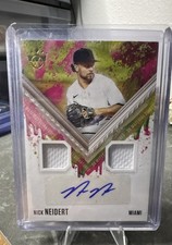 2021 Panini Diamond Kings - Dk Material Signatures Nick Neidert #DKMS-NN Holo...