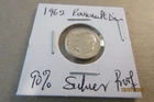Silver Proof Roosevelt dime 1962
