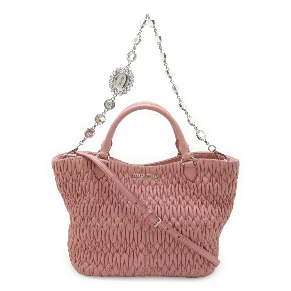Miu Miu Leather Shoulder Bags for Women for sale | eBay