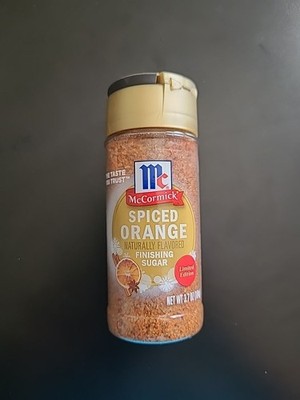 McCormick Finishing Sugar - Spiced Orange - Limited Edition!!! 3.7 oz